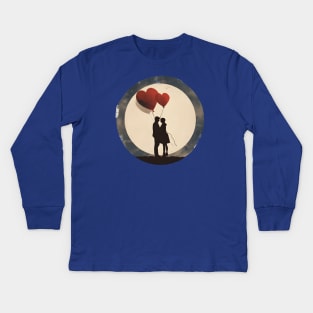 Discover True Romance: Art, Creativity and Connections for Valentine's Day and Lovers' Day Kids Long Sleeve T-Shirt